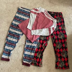 Harry Potter Themed Pajamas Sets - Size M + Small (Please Read Description)